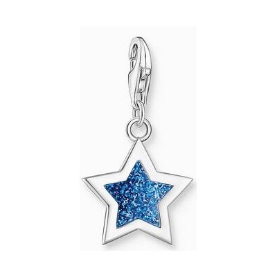 Charm Thomas Sabo Colgante Estrella Azul Oscuro De Plata Ref: 2055-007-32