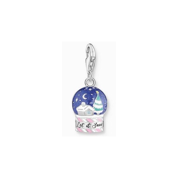 Charm Thomas Sabo Colgante Bola De Nieve Detallada De Plata Ref: 2063-664-7