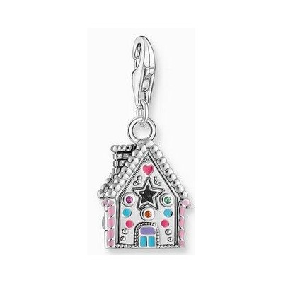 Charm Thomas Sabo Colgante Casita De Jengibre De Plata Con Numerosos Detalles  Ref: 2058-340-7