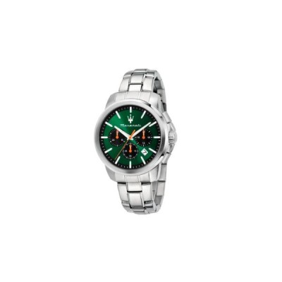 Reloj Maserati Successo Caballero Acero Esfera Verde Cronógrafo 42mm Ref:  R8873621043