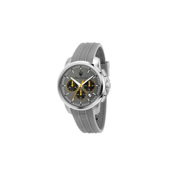 Reloj Maserati Successo Caballero Acero Silicona Gris Chronograph 42mm Ref: R8871621043