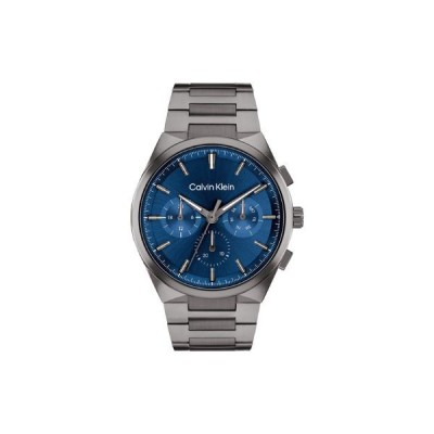 Reloj Calvin Klein Caballero Distinguish Acero Ip Gris Metalizado 44mm Ref: 25200443