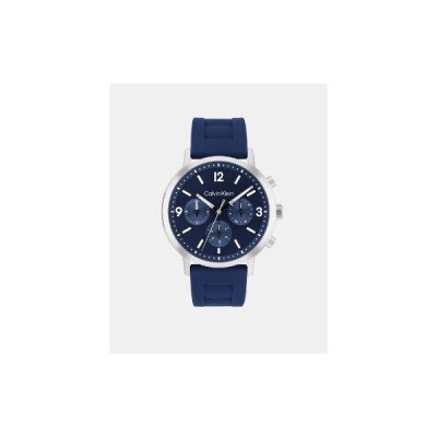 Reloj Calvin Klein Caballero Gauge Acero Multifunción Silicona Azul Marino Ref: 25200460