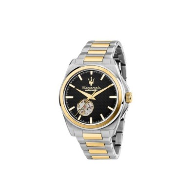 Reloj Maserati Caballero Velocitá Bicolor Acero/Ip Dorado Automático 41mm Ref: R8823152001