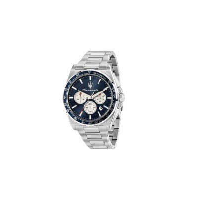 Reloj Maserati Caballero Velocitá Acero Esfera Azul Cronógrafo 43mm Ref: R8873652005