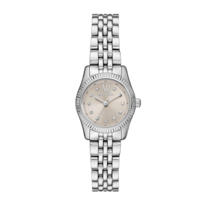 Reloj Michael Kors Mini Lexington Acero Esfera Tono Ostra Con Efecto Rayos De Sol 26mm Ref: MK4843