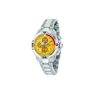 Reloj Sector Legend Caballero Acero Esfera Amarilla y Roja Cronógrafo 43mm Ref: R3273735002