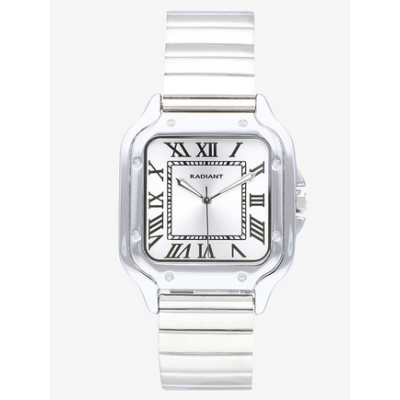 Reloj Radiant Caballero Chris Him Correa Acero Esfera Plata 37,5mm Ref: RA664203