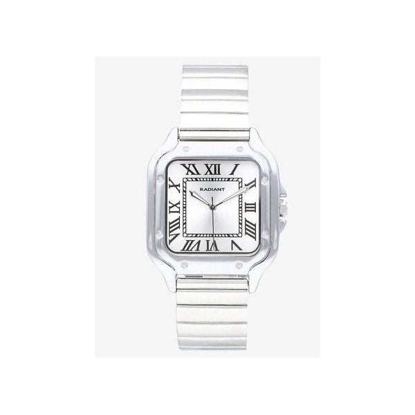 Reloj Radiant Caballero Chris Him Correa Acero Esfera Plata 37,5mm Ref: RA664203
