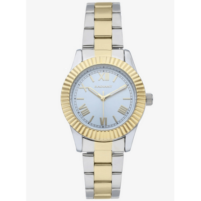 Reloj Radiant Mujer Sirene Mini Bitone Correa Acero/Baño Dorado 32mm Ref: RA659202
