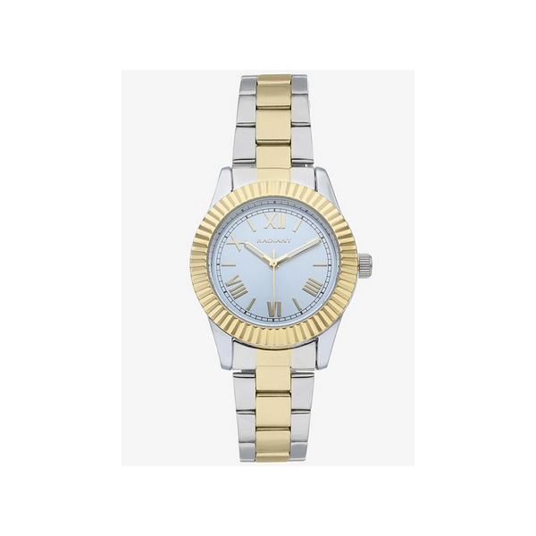Reloj Radiant Mujer Sirene Mini Bitone Correa Acero/Baño Dorado 32mm Ref: RA659202