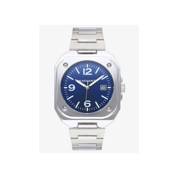 Reloj Radiant Caballero Vittorio Correa Acero Esfera Azul 42mm Ref: RA666204