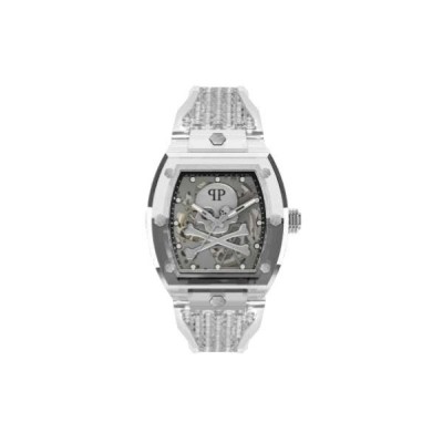 Reloj Philipp Plein Caballero The $keleton Crystal Sport Transparente Automático 44mm Ref: PWPTA0524