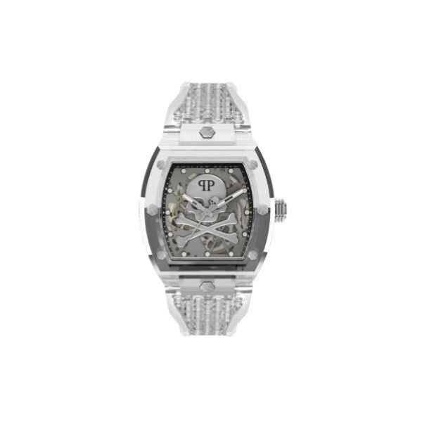 Reloj Philipp Plein Caballero The $keleton Crystal Sport Transparente Automático 44mm Ref: PWPTA0524