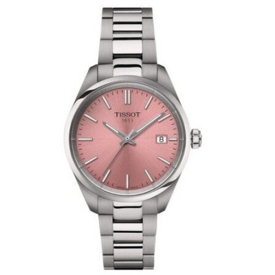 Reloj Tissot PR100 Quartz 34mm Mujer Acero Esfera Rosa Ref: T1502101133100