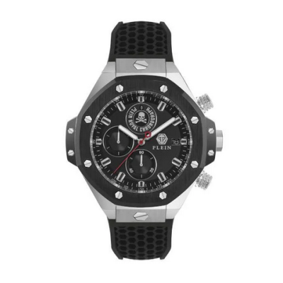 Reloj Philipp Plein Caballero Chrono Royal Sport-Tech Acero Silicona Negro 46mm Ref: PWLFA0225