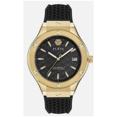 Reloj Philipp Plein Caballero Underdog Correa Silicona Acero Pvd Dorado Ref: PWUFA0225