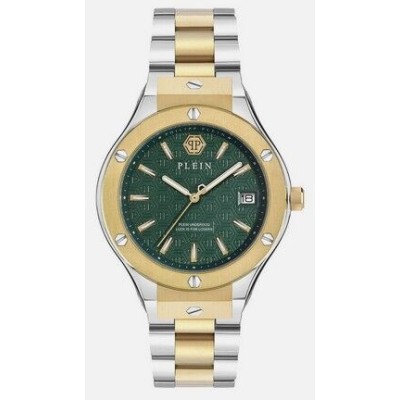 Reloj  Philipp Plein Caballero Underdog Analogico Cuarzo Correa Bicolor Acero/Pvd Dorado 44mm Ref: PWUFA0525