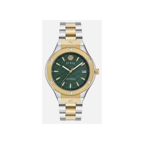 Reloj  Philipp Plein Caballero Underdog Analogico Cuarzo Correa Bicolor Acero/Pvd Dorado 44mm Ref: PWUFA0525
