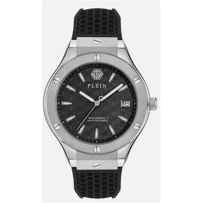Reloj Philipp Plein Caballero Underdog Acero Correa Silicona Negro 44mm Ref:  PWUFA0125