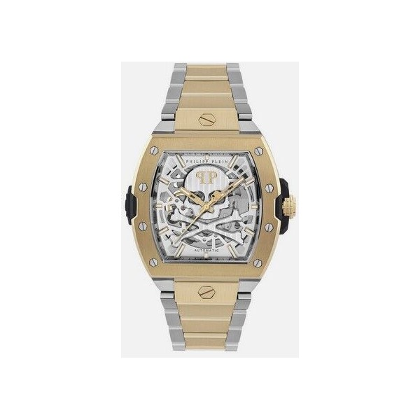 Reloj Philipp Plein Caballero The Skeleton 2.0 Automático Bicolor Acero/PVD Dorado 44mm Ref: PWJFA0525
