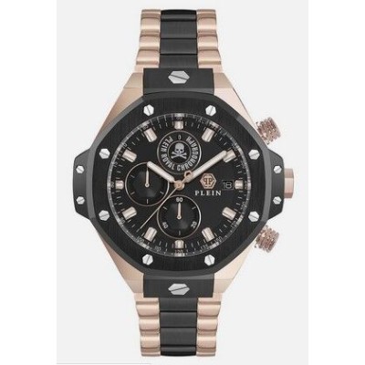 Reloj Philipp Plein Plein Caballero Chrono Royal Sport Acero Pvd Rosa 45mm Ref: PWLFA0625
