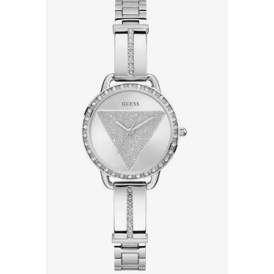 Reloj Guess Mujer Tri Bellini Acero Esfera Logo Glitter Con Circonitas 30mm Ref: GW0914L1