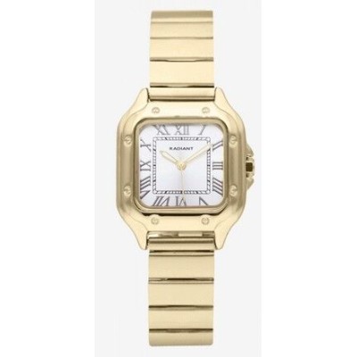 Reloj Radiant Mujer Chris Her Dorado Correa Acero Baño Dorado 27,5mm Ref: RA661205