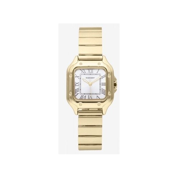 Reloj Radiant Mujer Chris Her Dorado Correa Acero Baño Dorado 27,5mm Ref: RA661205
