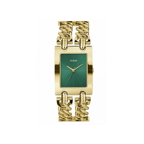 Reloj Guess Mujer Mod Heavy Metal Acero Ip Dorado 28mm Ref: GW0740L2