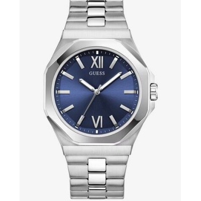 Reloj Guess Caballero Emperor Acero Esfera Azul Caja Octogonal 41.5mm Ref: GW0849G1