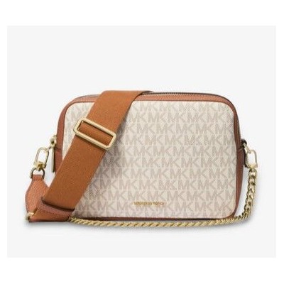 Bolso Michael Kors Mujer Bryant Bandolera Para Cámara Mediana Con Logotipo Vanilla/Acorn Ref: 32S5GYTC5B VANILLA/ACORN