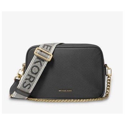 Bolso Michael Kors Mujer Bryant Bandolera Para Cámara Mediana Nylon Negro Ref: 32S5GYTC5C BLACK