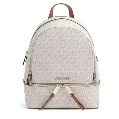 Reloj Michael Kors Mujer Rhea Zip Mediana Con Estampado De Logotipos Vanilla Ref: 30S7GEZB1B VANILLA