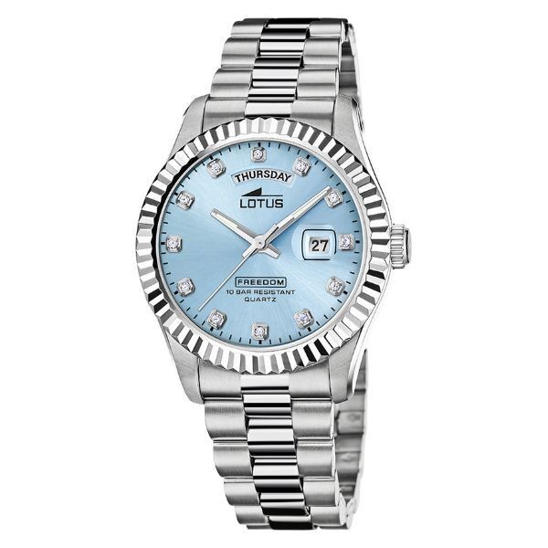 Reloj Lotus Caballero Freedom Collection Acero Esfera Azul 41,5mm Ref: 18854/9