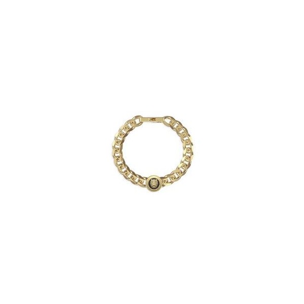 Pulsera Guess Caballero Lion King Acero Dorado Ref: JUMB01309JWYGBKS