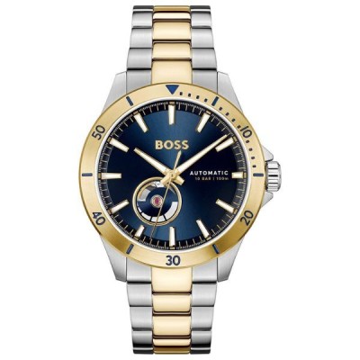 Reloj Boss Caballero Troper Automático Bicolor Acero/Ip Dorado 42mm Ref: 1514201