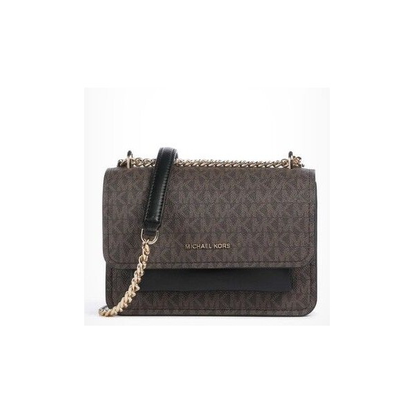 Bolso Michael Kors Claire Crossbody Bag Con Logotipo Brown/Black Ref: 32R5GC7C1B BROWN/BLACK