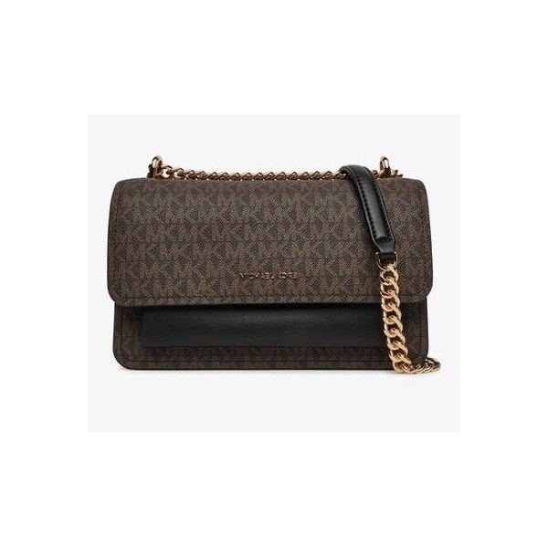 Bolso Michael Kors Claire Shoulder Bag Con Logotipo Brown/Black Ref: 30R5GC7L3B BROWN/BLACK