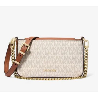 Bolso Michael Kors Bryant Pochette Transformable Pequeño Con Logotipo Ref: 32S5GYTU0B VANILLA/ACORN
