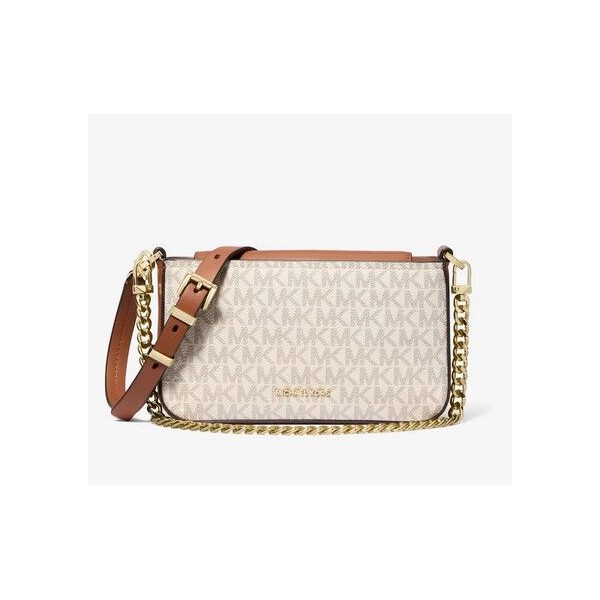Bolso Michael Kors Bryant Pochette Transformable Pequeño Con Logotipo Ref: 32S5GYTU0B VANILLA/ACORN