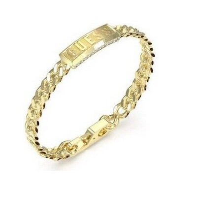 Pulsera Guess Caballero Lion King Acero Dorado Ref: JUMB05015JWYGS