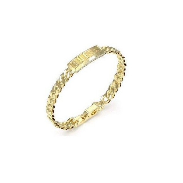 Pulsera Guess Caballero Lion King Acero Dorado Ref: JUMB05015JWYGS