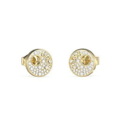 Pendientes Guess Mujer Blooming Summer Acero Dorado Circonitas Pavé Ref: JUBE05225JWYGT-U