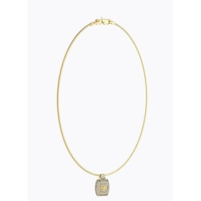 Colgante Guess Caballero Lion King Acero Dorado Ref: JUMN05001JWYGT-U