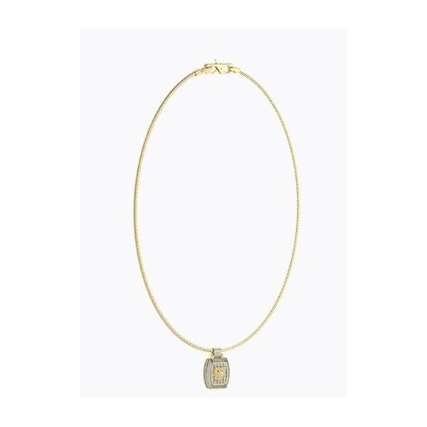Colgante Guess Caballero Lion King Acero Dorado Ref: JUMN05001JWYGT-U