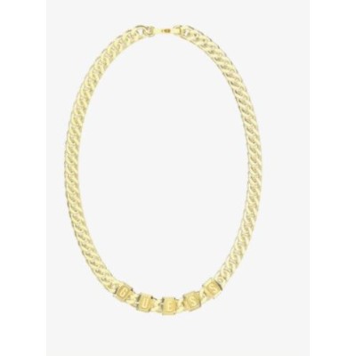 Collar Guess Caballero Lion King Acero Dorado Ref: JUMN05011JWYGT-U