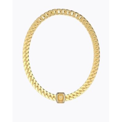 Collar Guess Caballero Lion King Acero Dorado Ref: JUMN05004JWYGT-U