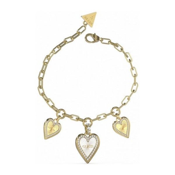 Pulsera Guess Mujer Love Me Tender Acero Dorada Ref: JUBB03235JWYGRHS