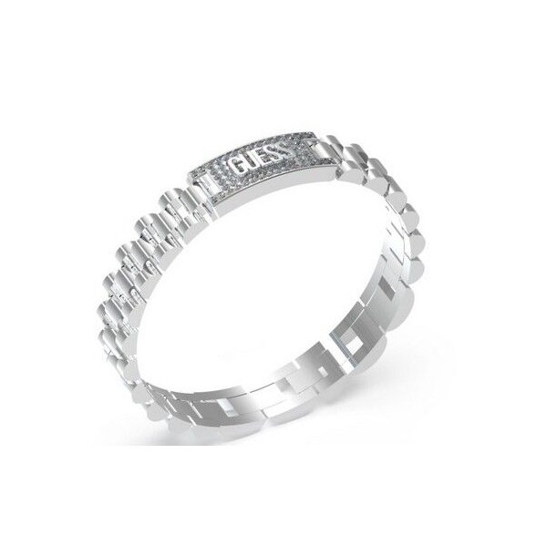 Pulsera Guess Caballero Empire Acero Con Circonitas Ref: JUMB03200JWSTT-U